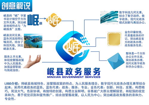 专业设计赋能政务服务革新 甘肃省岷县政务服务中心VI视觉形象设计